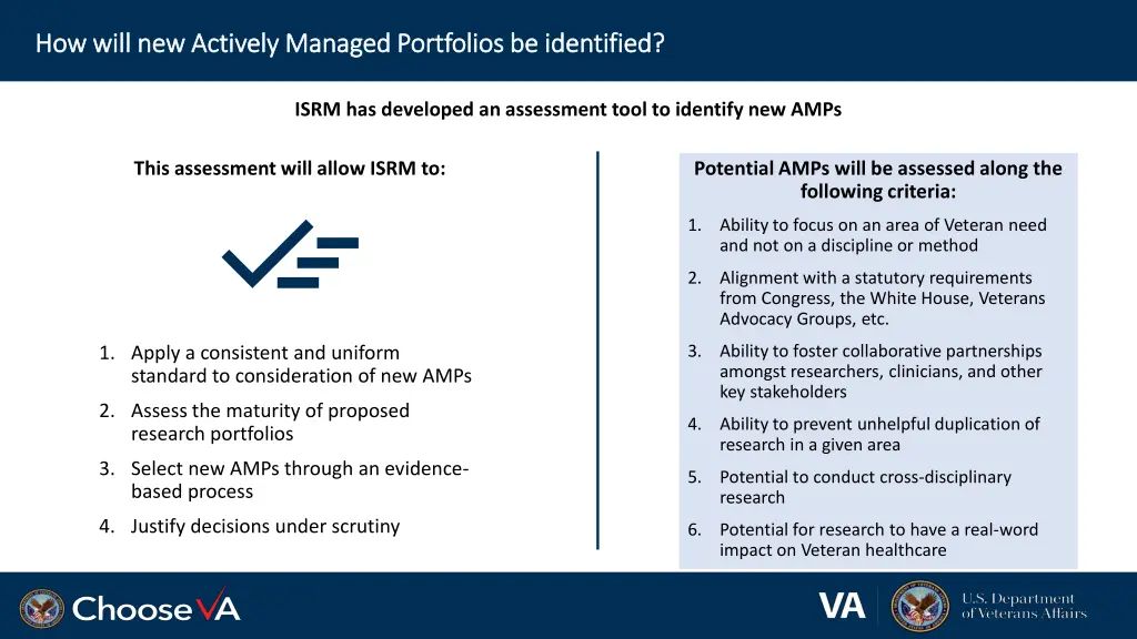 how will new actively managed portfolios