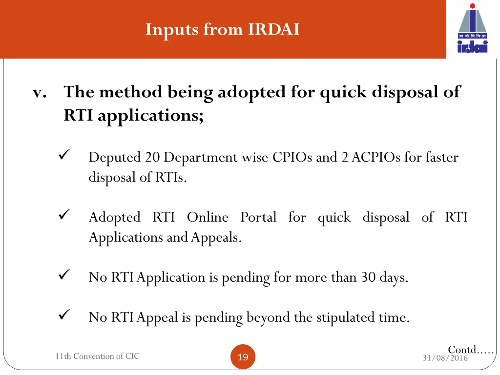 inputs from irdai 5