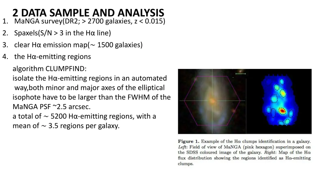 2 data sample and analysis