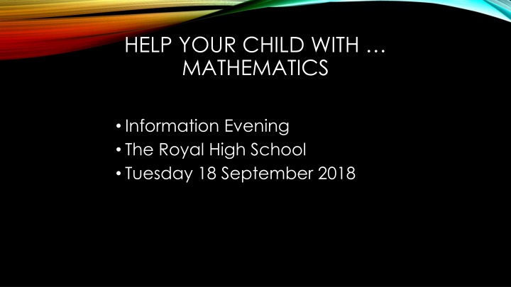 help your child with mathematics