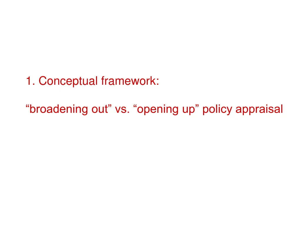 1 conceptual framework