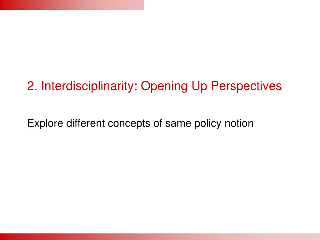 2 interdisciplinarity opening up perspectives