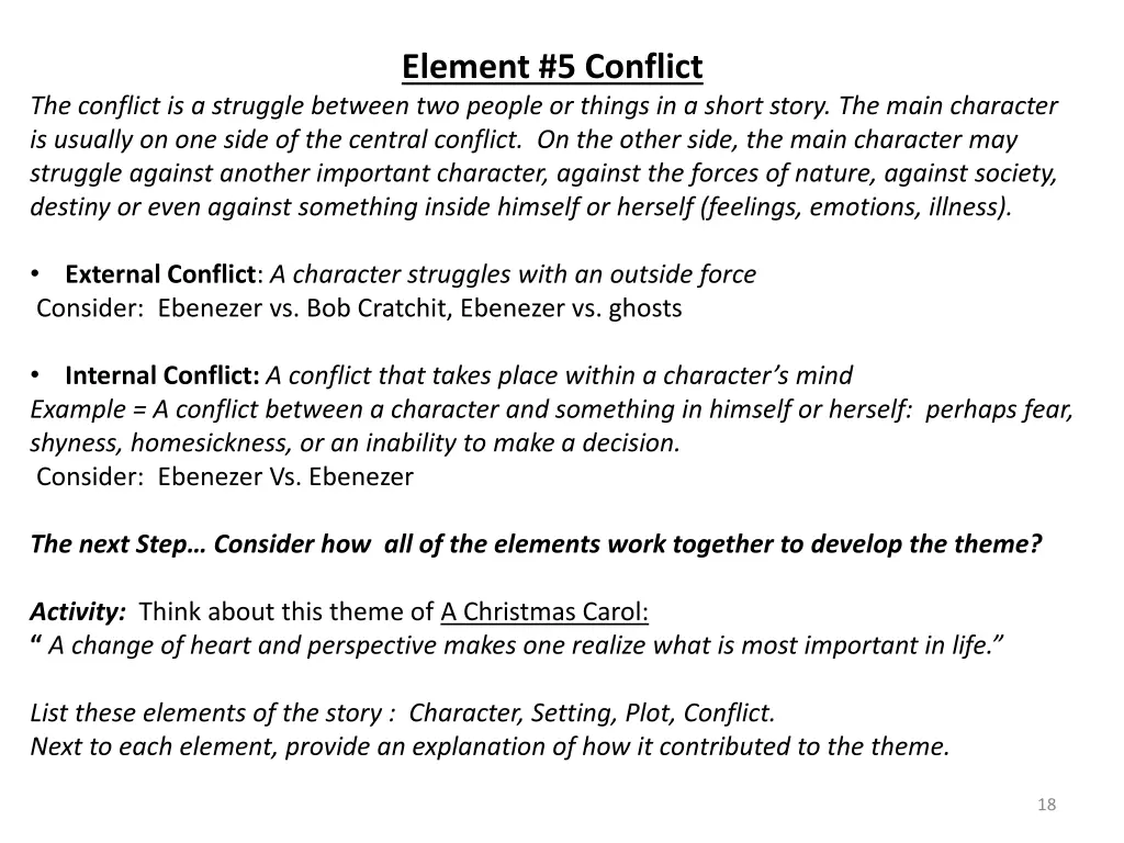 element 5 conflict