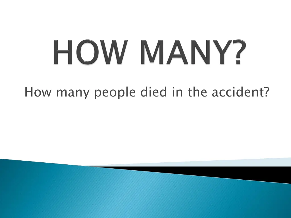 how many people died in the accident