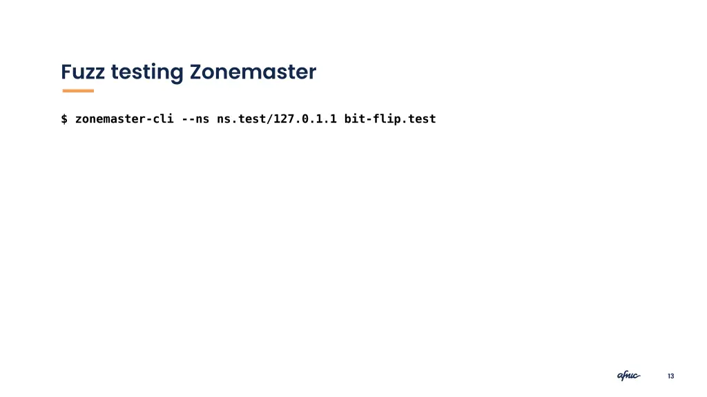 fuzz testing zonemaster