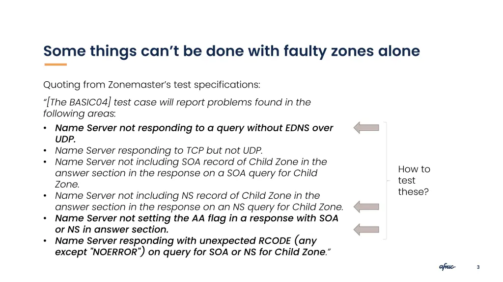 some things can t be done with faulty zones alone