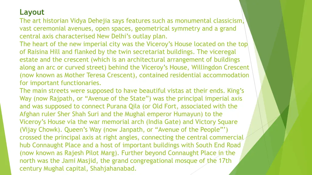 layout the art historian vidya dehejia says