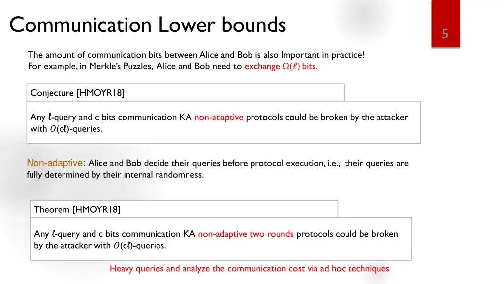 communication lower bounds