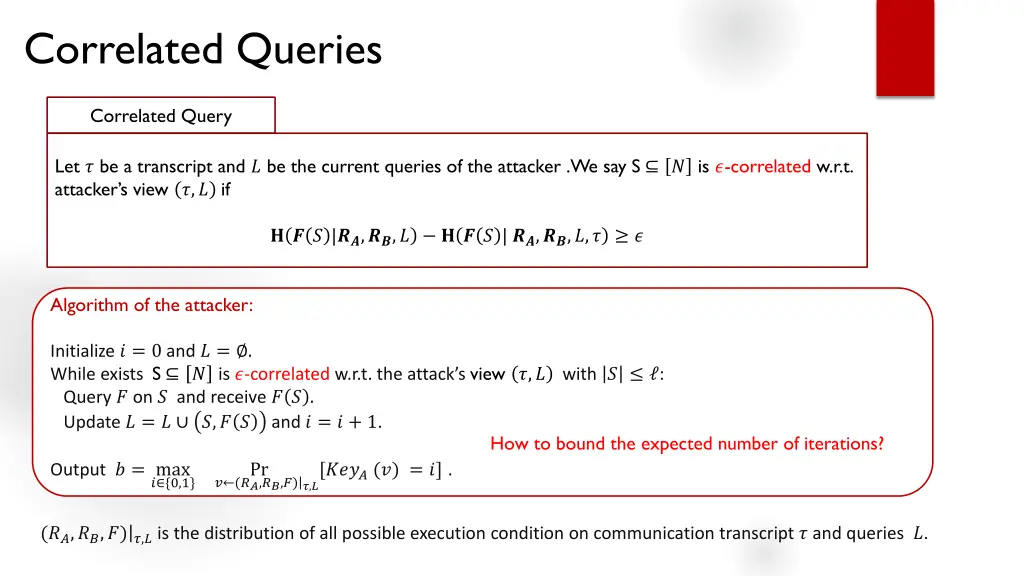 correlated queries