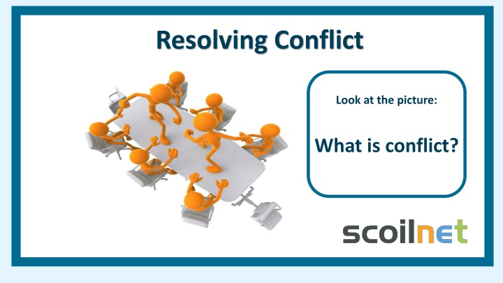 resolving conflict