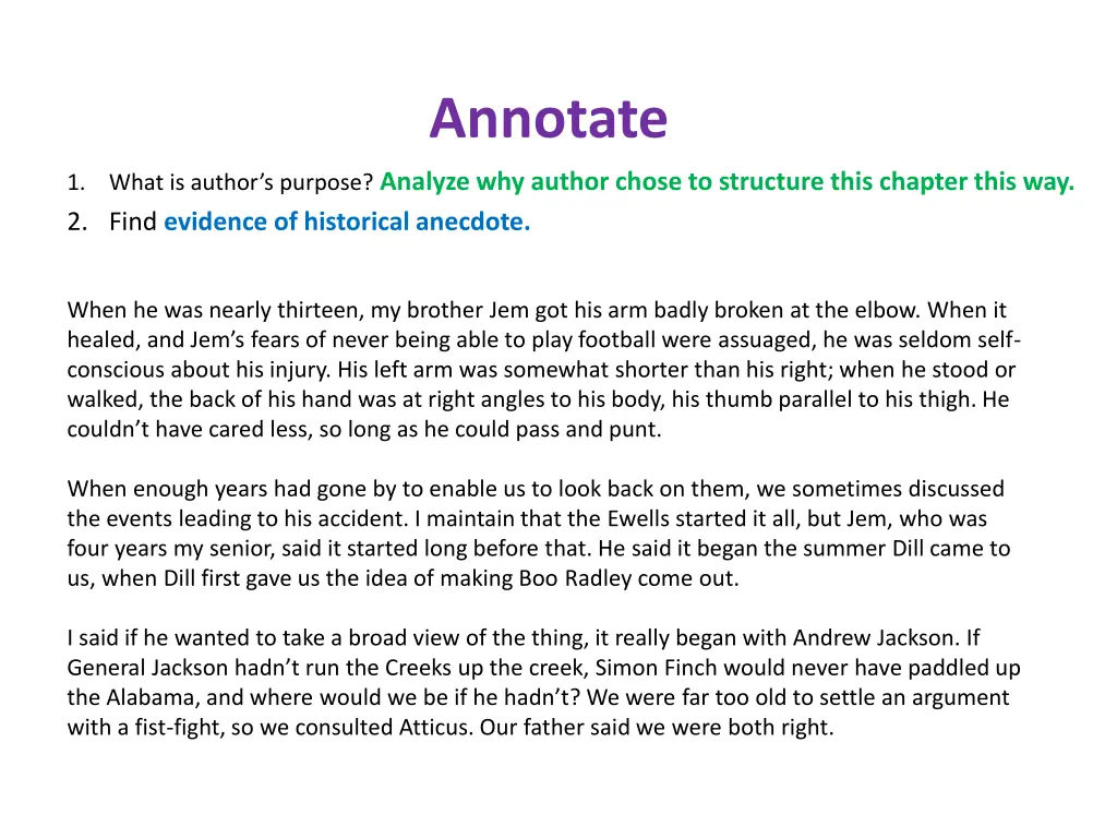 annotate