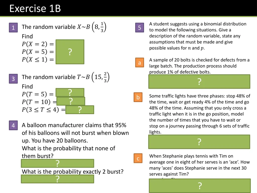 exercise 1b