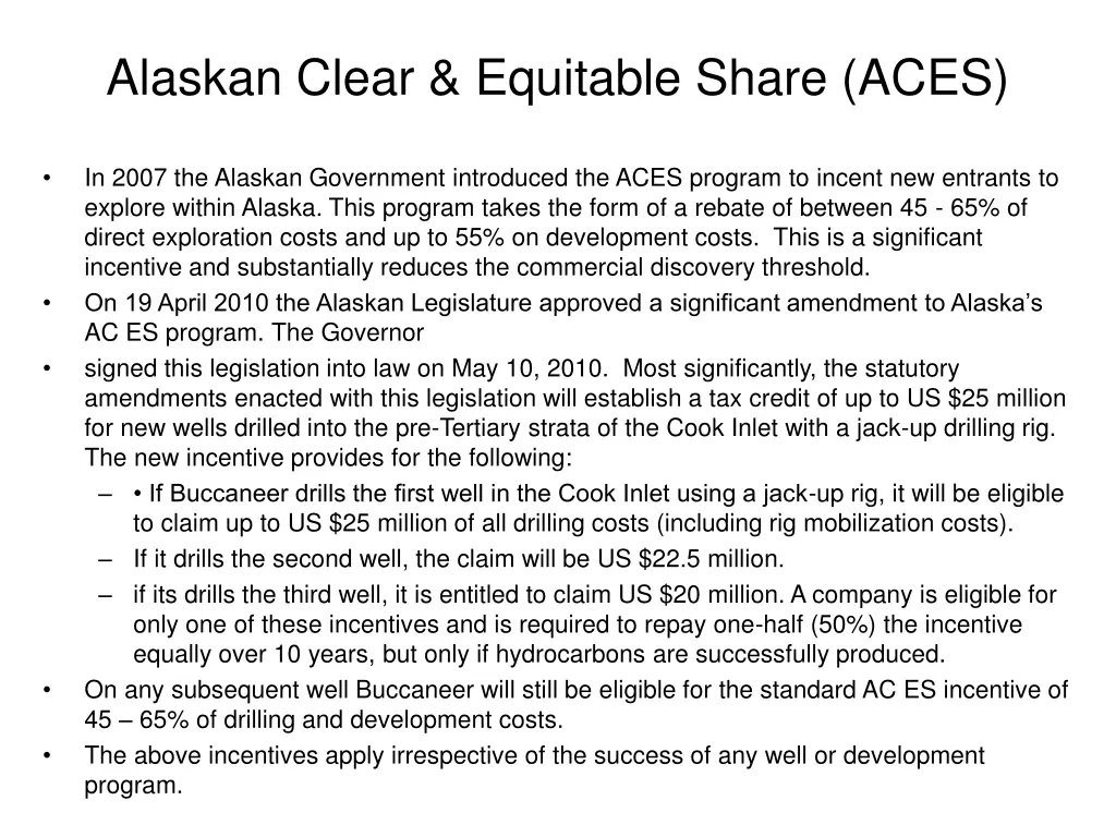 alaskan clear equitable share aces