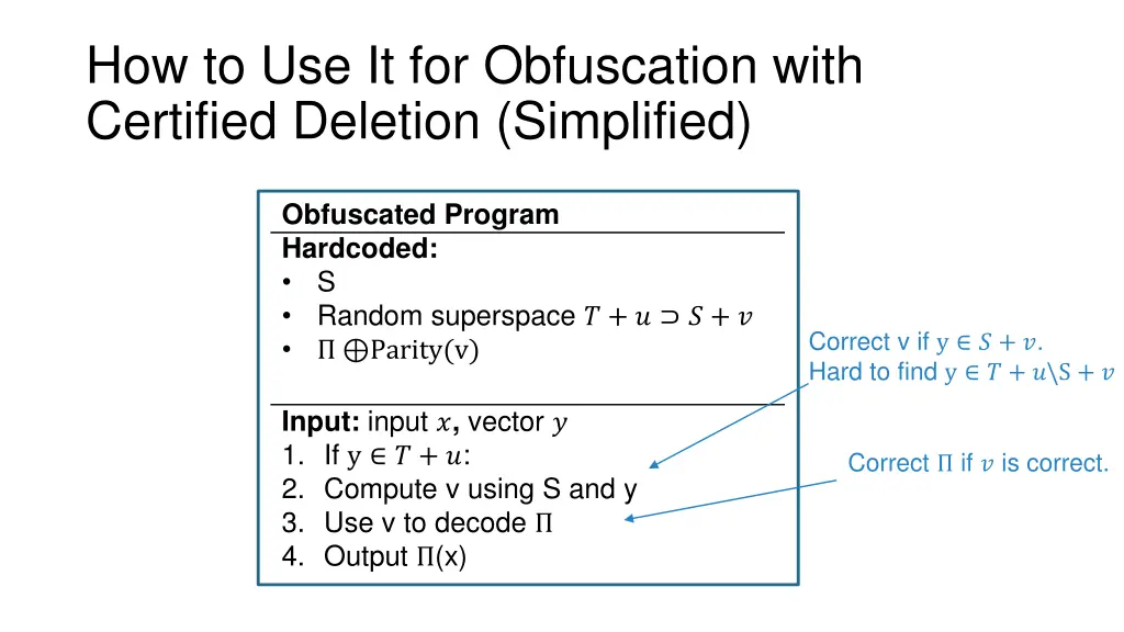 how to use it for obfuscation with certified