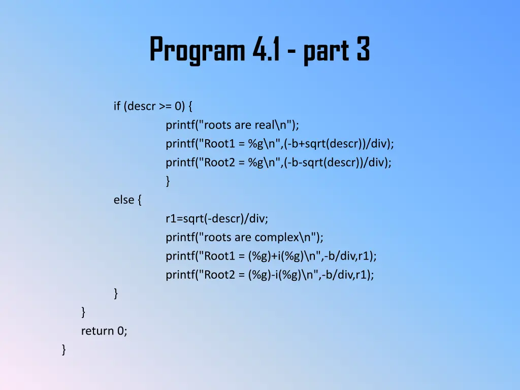 program 4 1 part 3