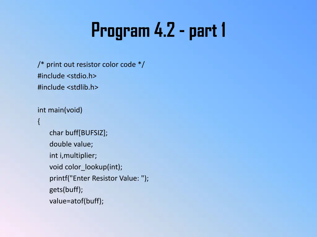 program 4 2 part 1