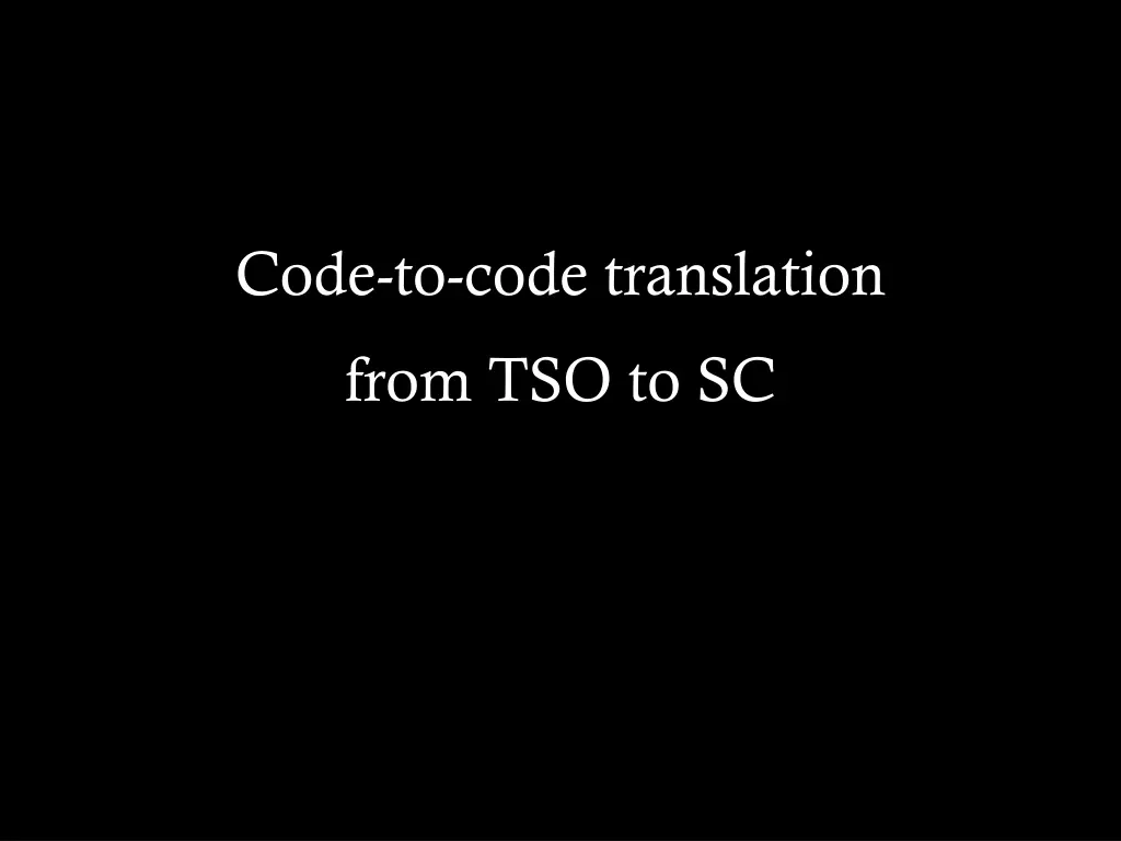 code to code translation