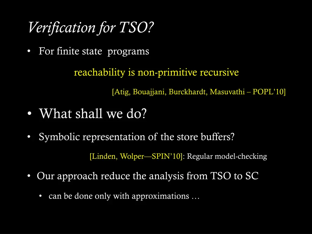 verification for tso