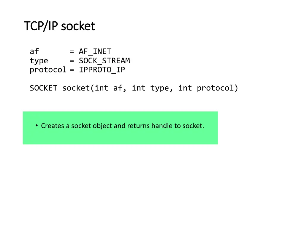 tcp ip socket tcp ip socket