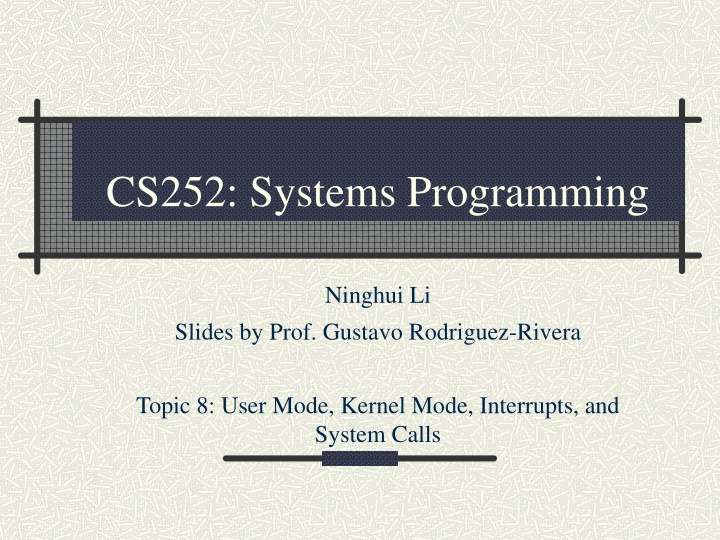 cs252 systems programming