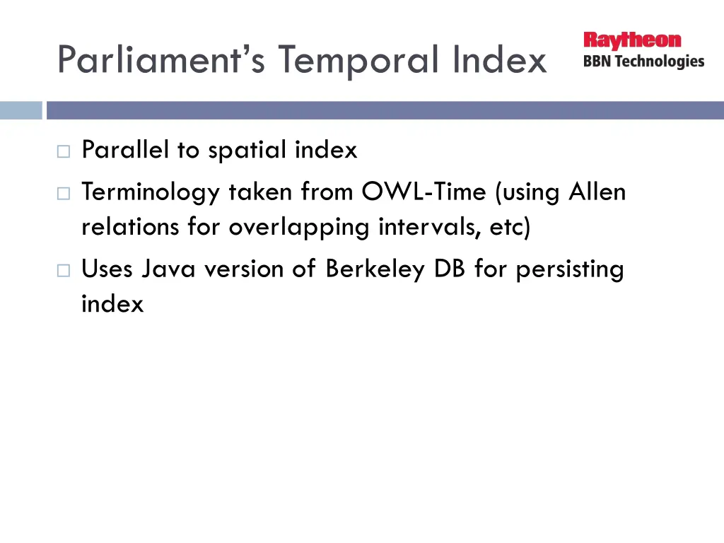 parliament s temporal index