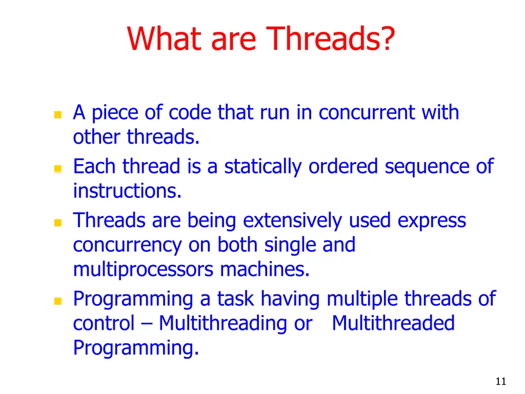 what are threads