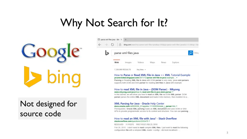 why not search for it