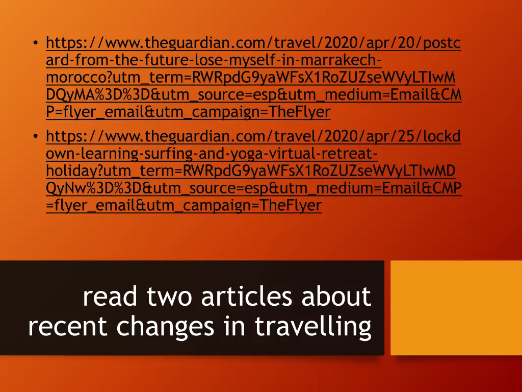 https www theguardian com travel 2020