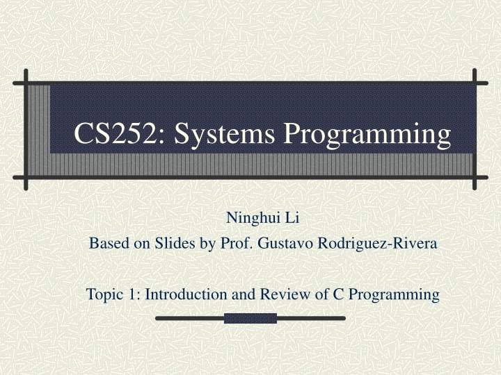 cs252 systems programming