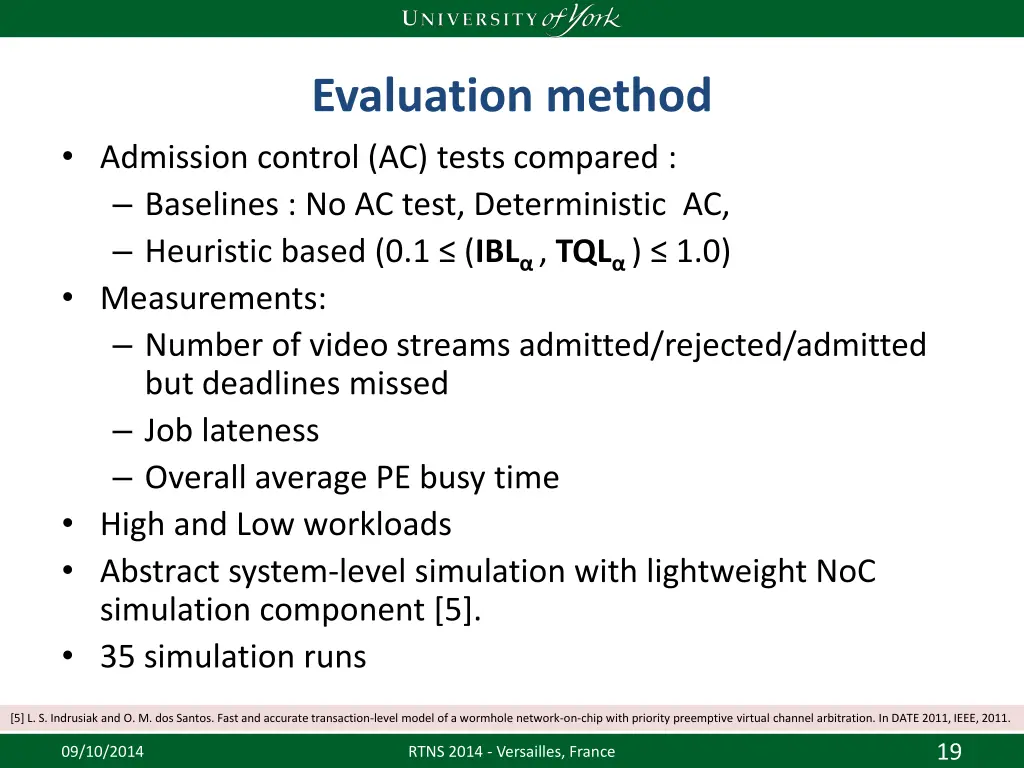 evaluation method