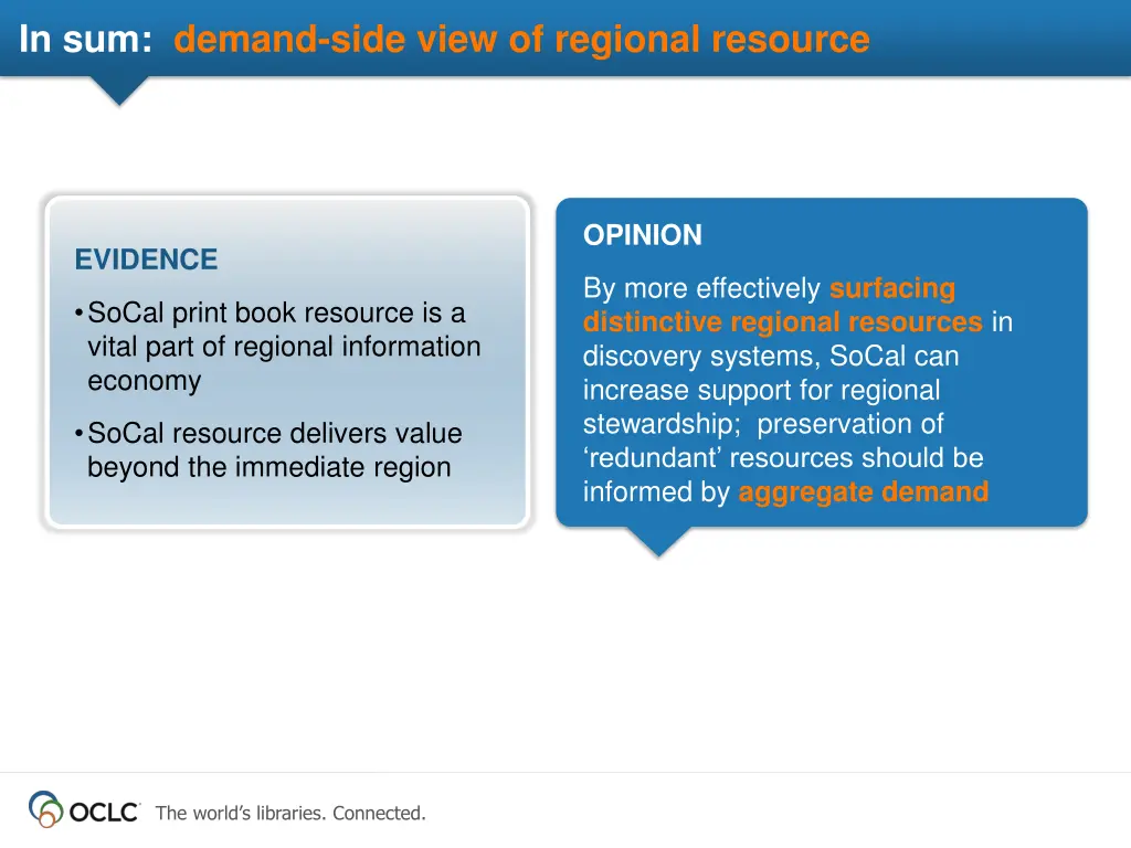 in sum demand side view of regional resource