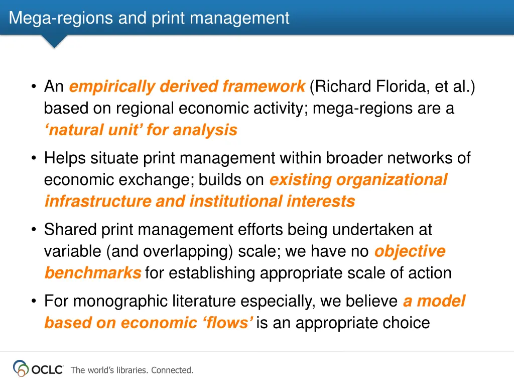 mega regions and print management