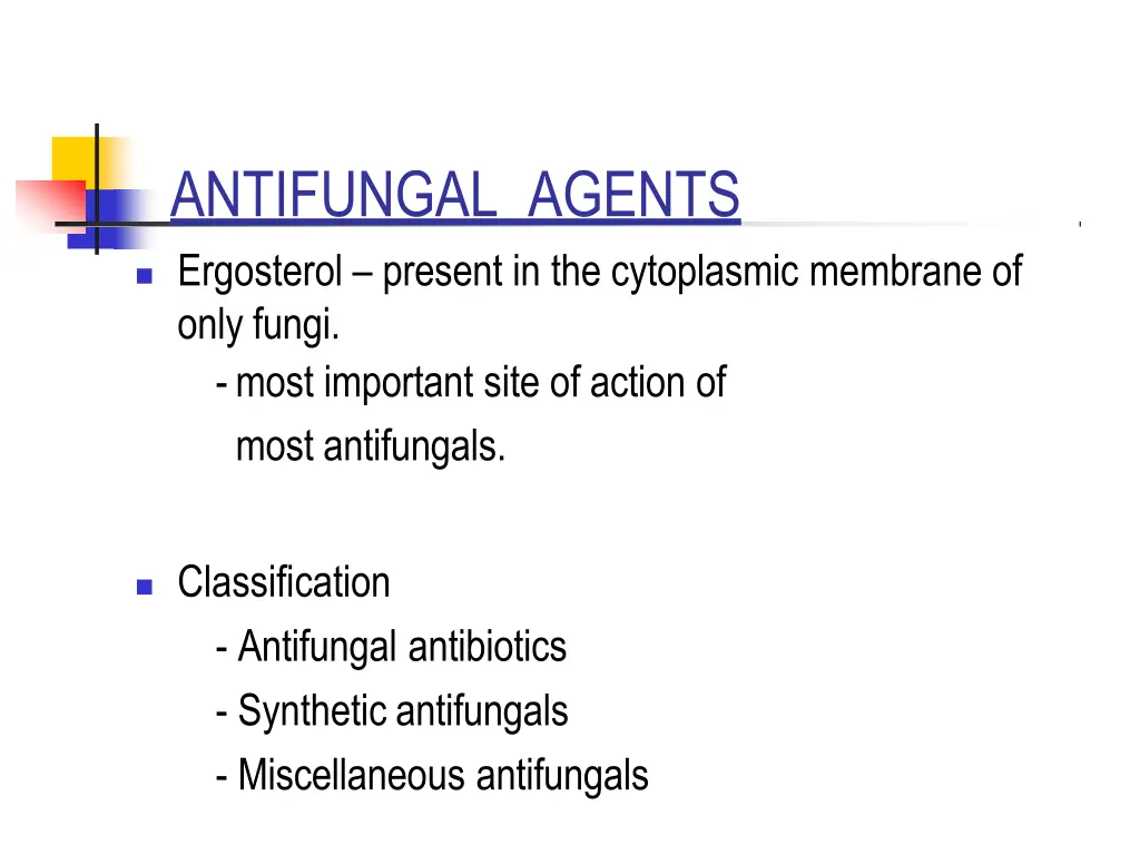 antifungal agents