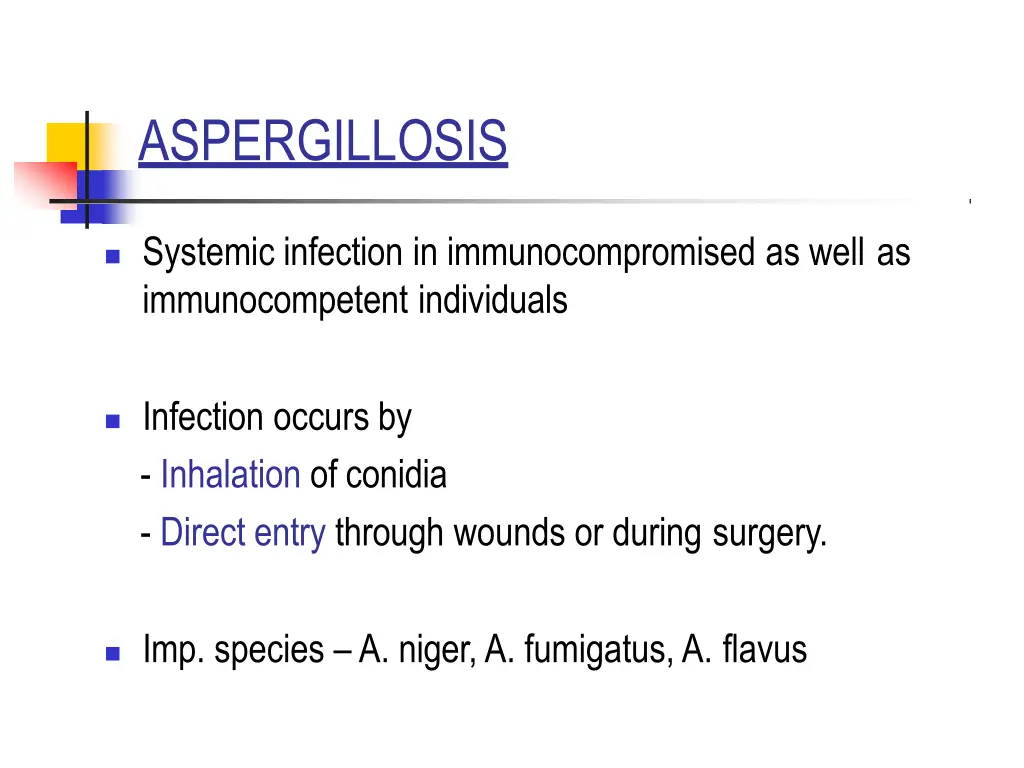 aspergillosis