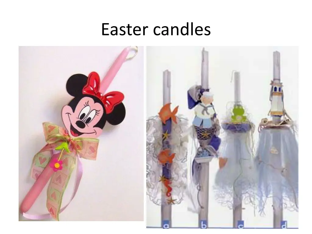 easter candles