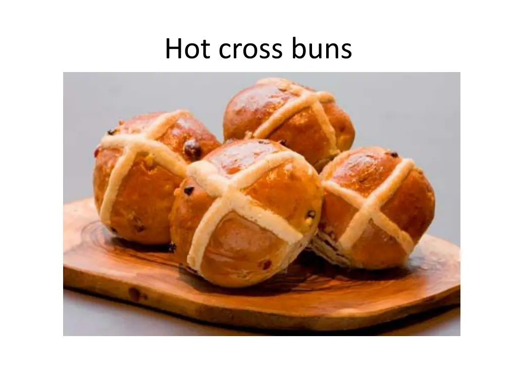 hot cross buns