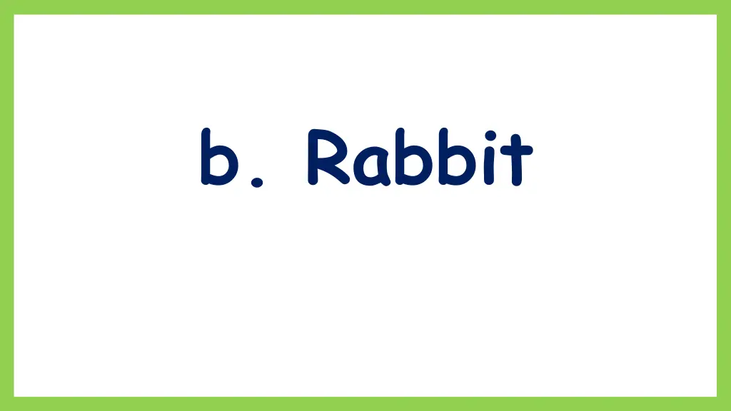 b rabbit