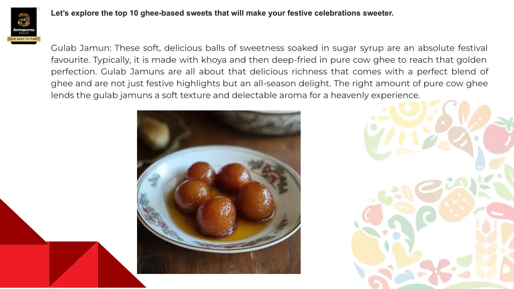 let s explore the top 10 ghee based sweets that