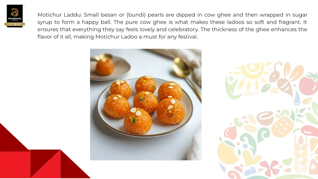 motichur laddu small besan or bundi pearls