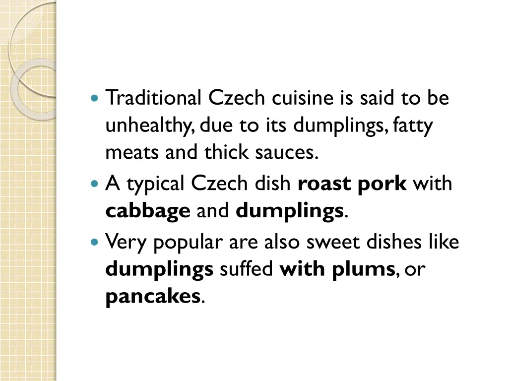 traditional czech cuisine is said to be unhealthy