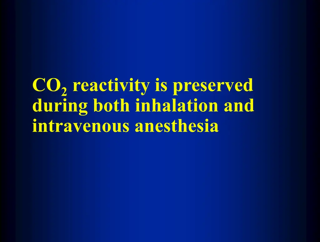 co 2 reactivity is preserved during both