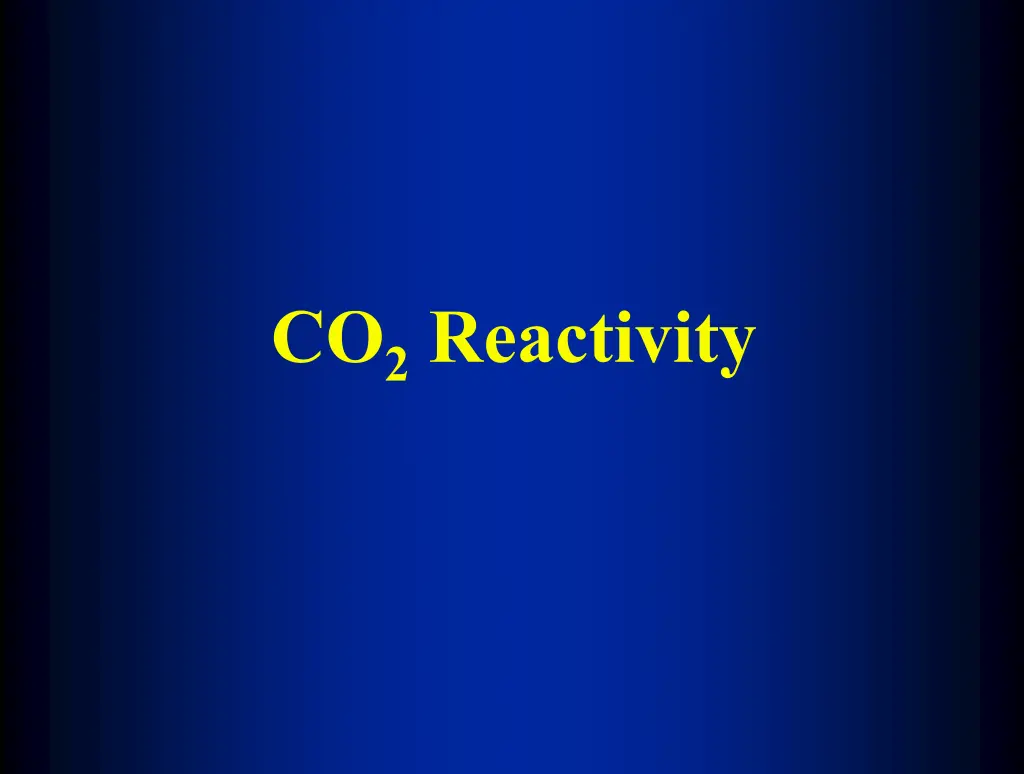 co 2 reactivity