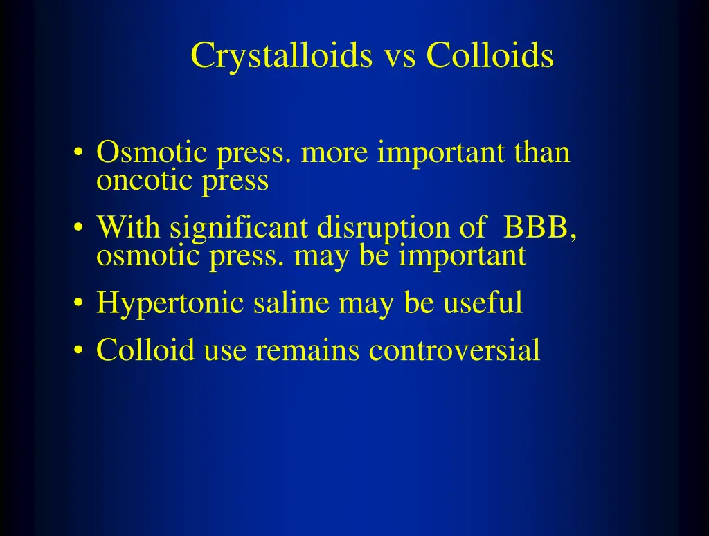 crystalloids vs colloids