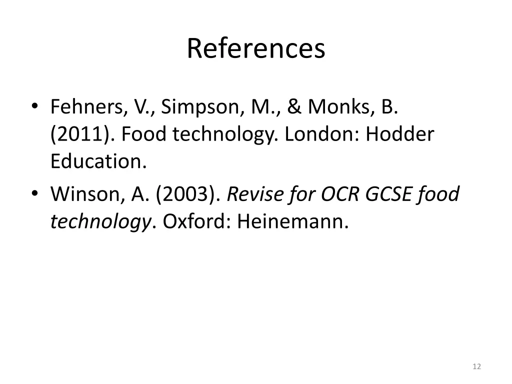 references