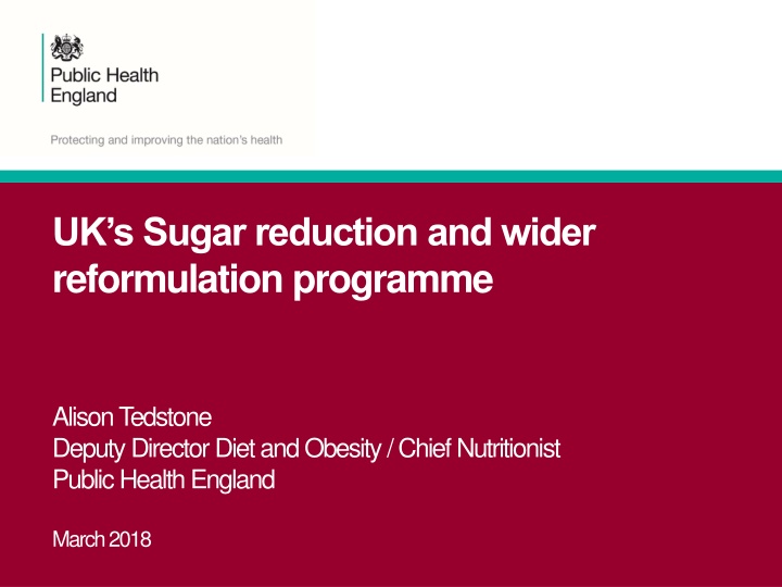 uk s sugar reduction and wider reformulation