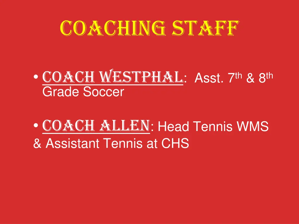 coaching staff 2