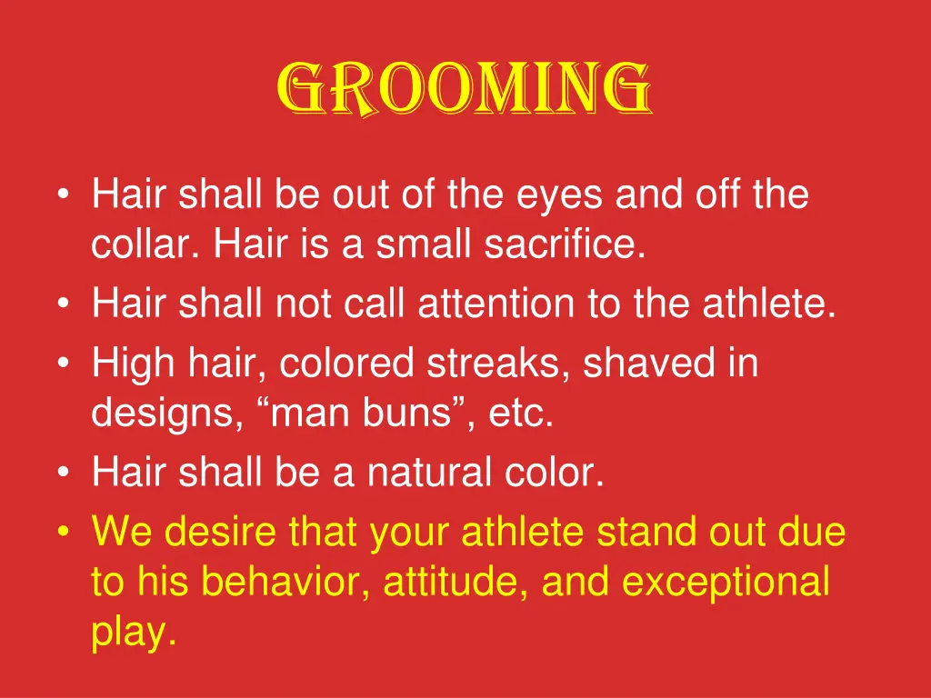 grooming 1