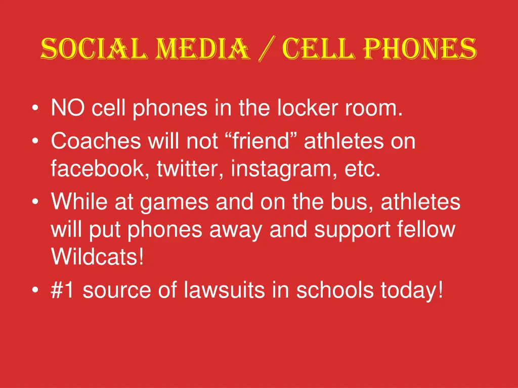 social media cell phones