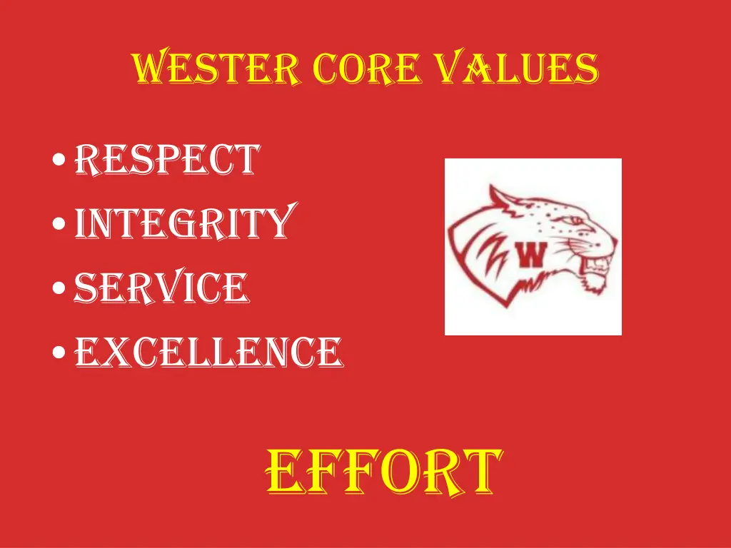 wester core values