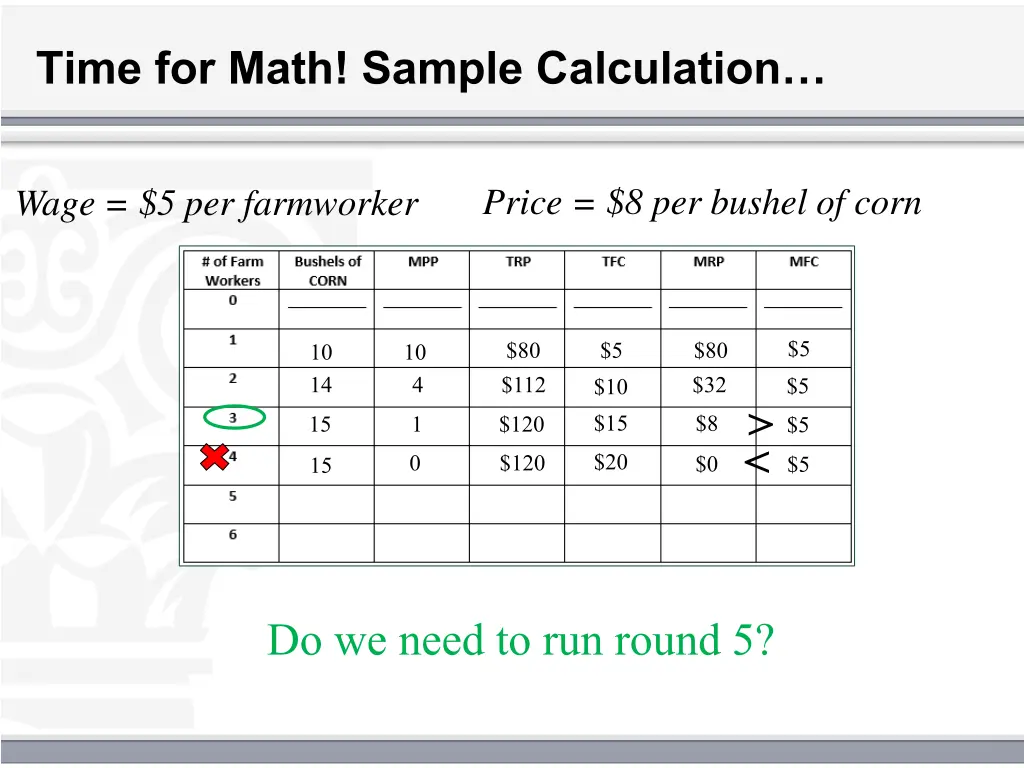 time for math sample calculation 3